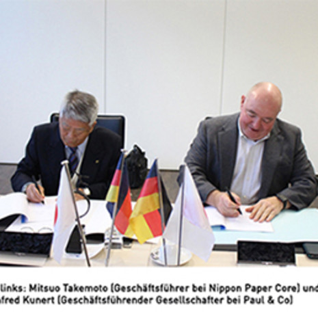 Renewal of strategic alliance of Paul & Co and Nippon Paper Core