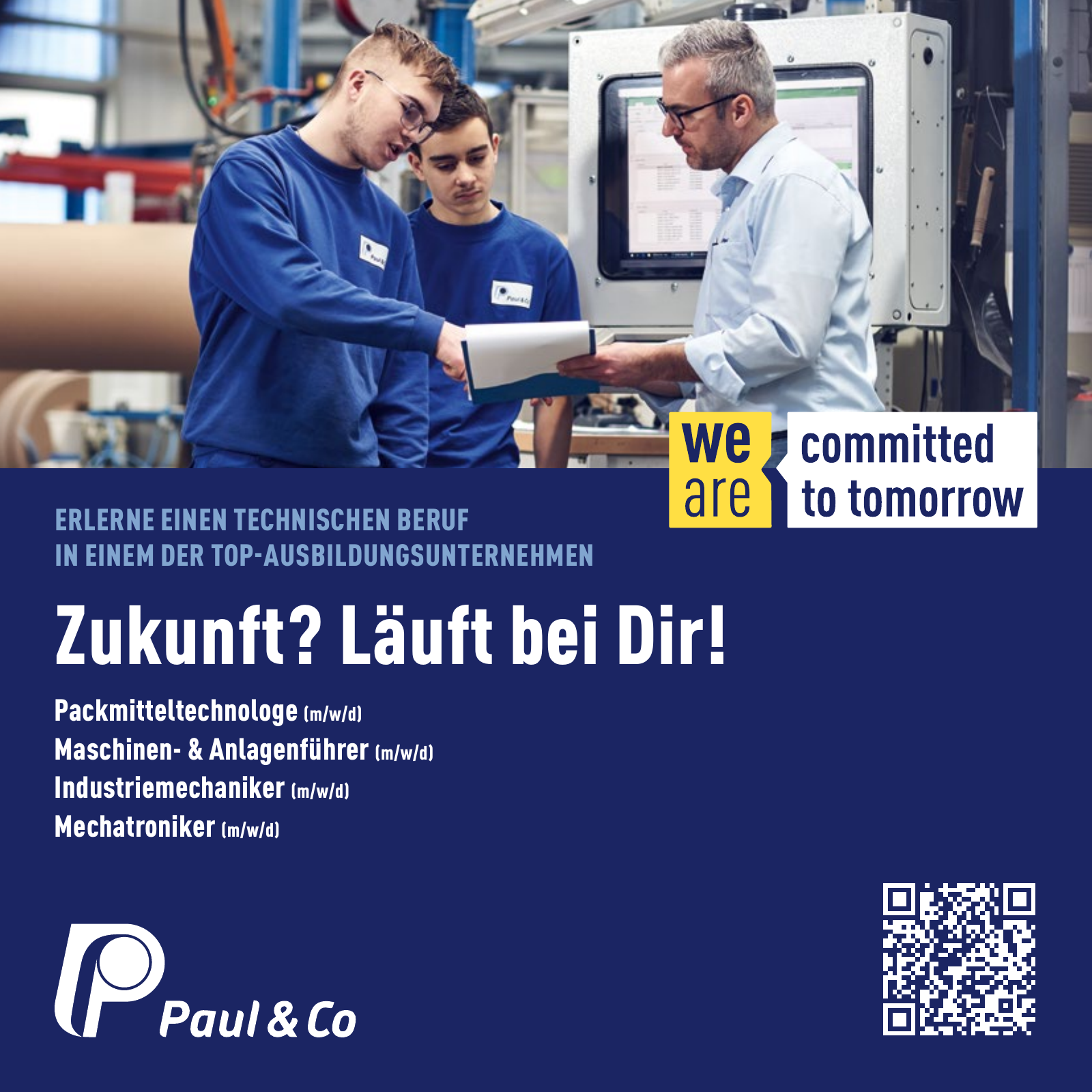 Vorschau Flyer Gewerbliche Berufe Seite 1